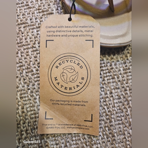 NWT Frye & Company Women's Adjustable Strap Cassia Sandals in Light Tan - Picture 10 of 12